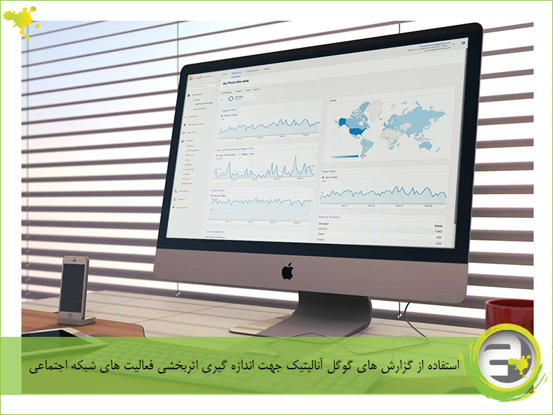 گزارش های گوگل آنلاتیک_شبکه اجتماعی